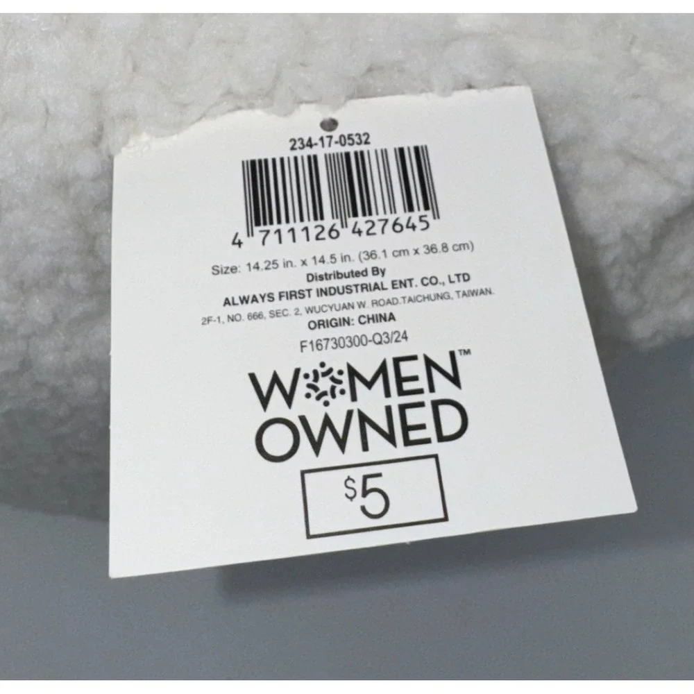 Target Star Throw Pillow White Decorative Accent NWT Cottagecore Decor
